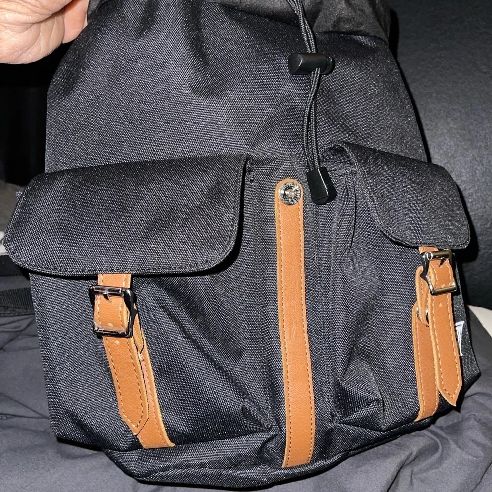 Herschel Supply Company Dawson 13 L Black and Tan Mini Backpack NWOT